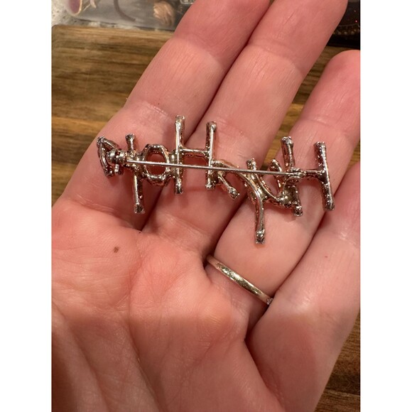 Hip hop dance mom rhinestone pin custom dance pin brooch sparkly hip hop - Picture 2 of 2